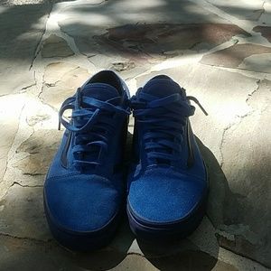 Dark blue old skool vans